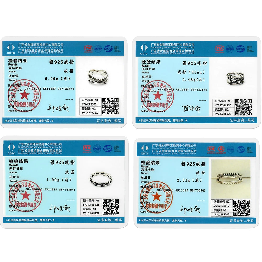 925 Silver Luxury Zircon Ring