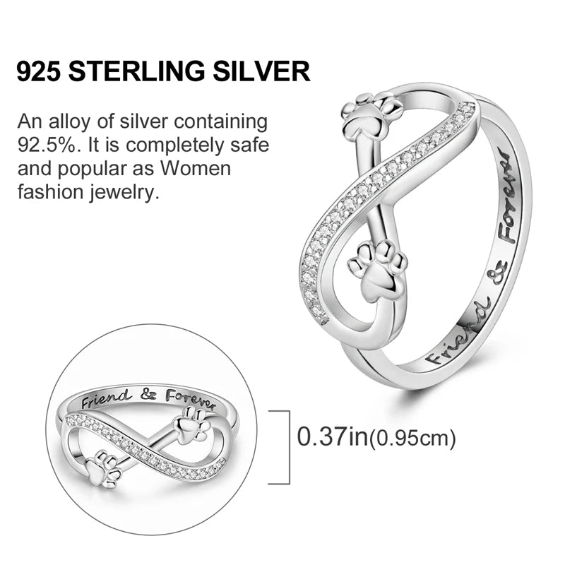 925 Silver Luxury Zircon Ring