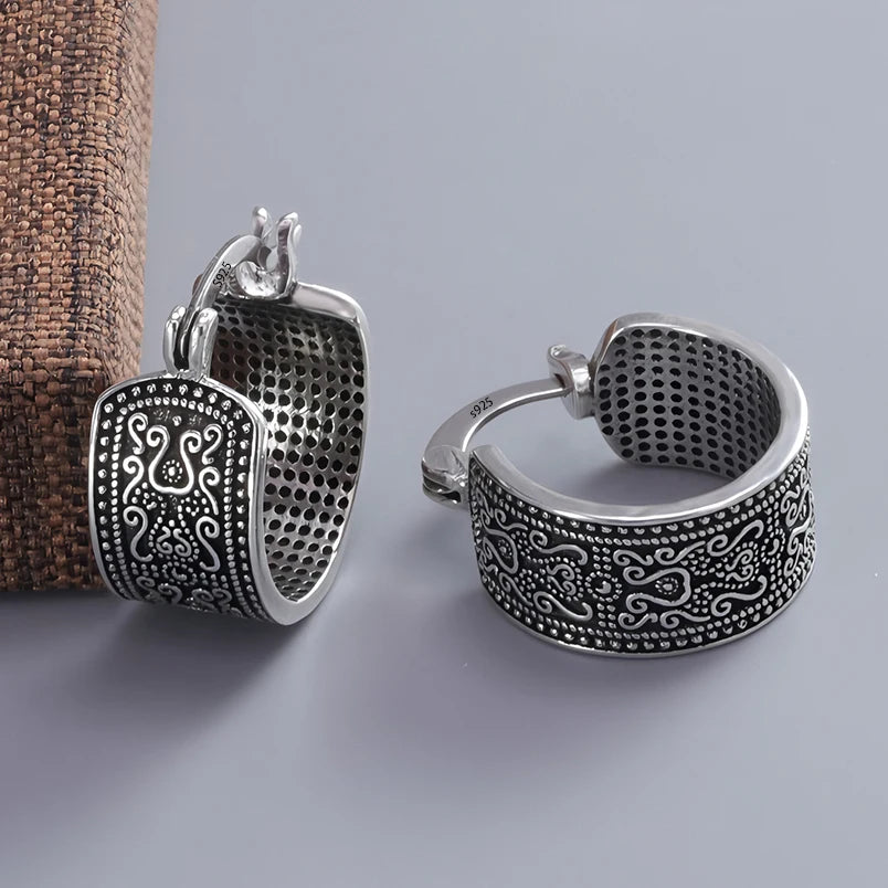 925 Silver Star Earring – Trendy Hip-Hop Style