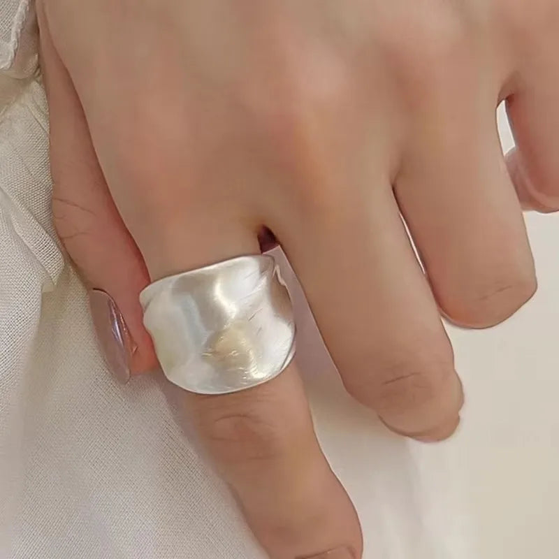 P925 Silver Dragon Punk Ring