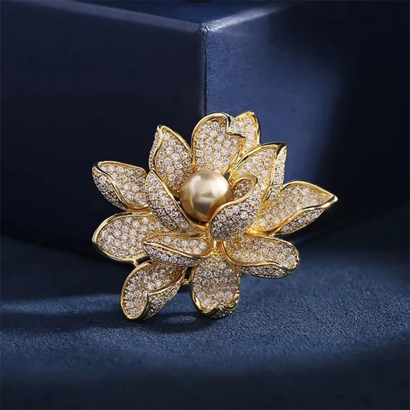 Colorful Flower Brooch – Elegant Fashion Pin