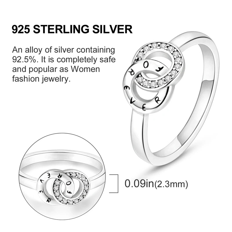925 Silver Luxury Zircon Ring