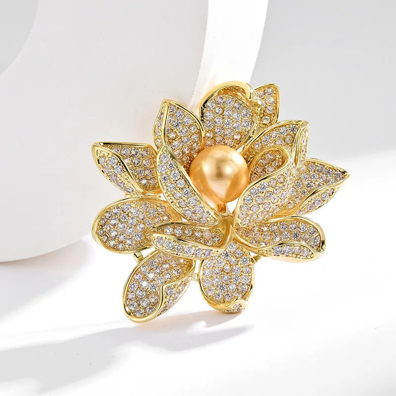 Colorful Flower Brooch – Elegant Fashion Pin