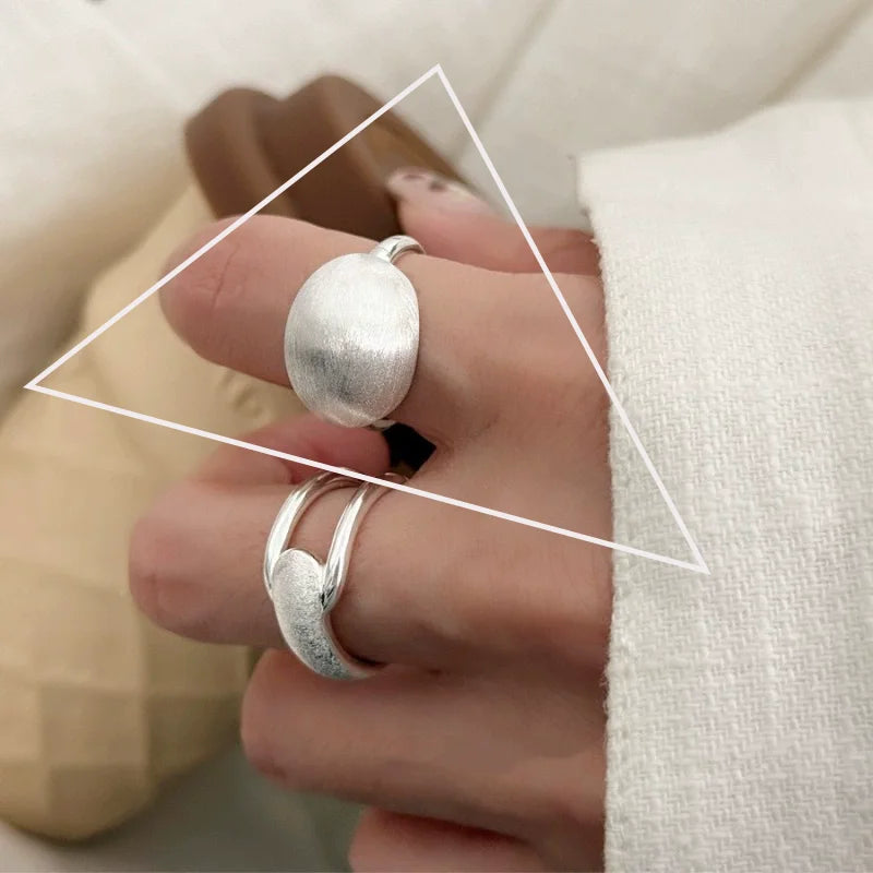 925 Silver Topaz Ring for Women – Vintage Hollow Lace Design