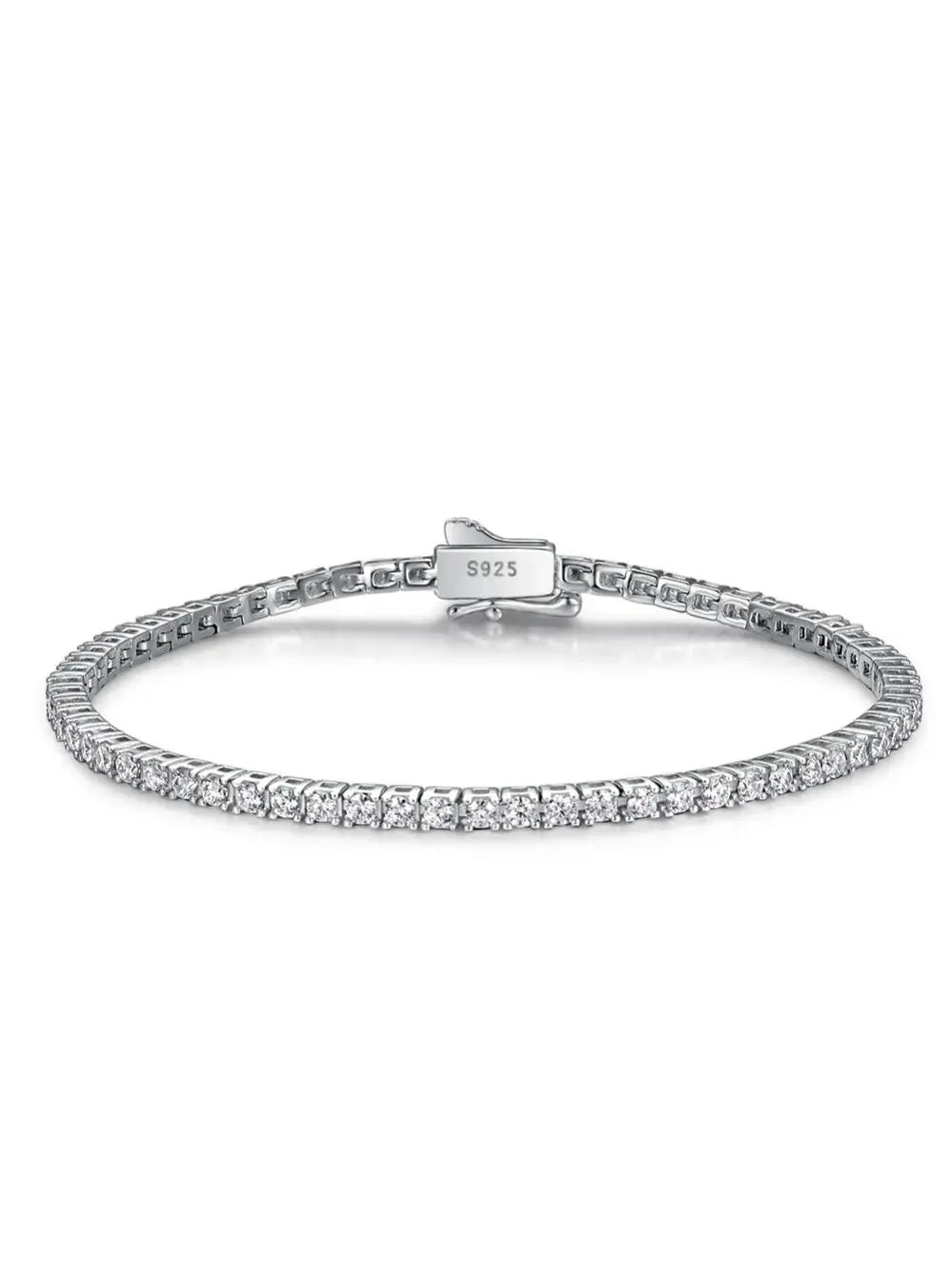 Lumina 2–5mm Moissanite Tennis Bracelet 18K Gold Plated S925 Silver