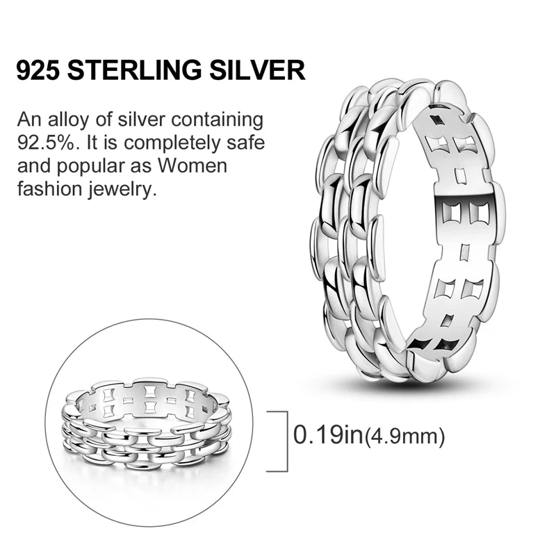 925 Silver Luxury Zircon Ring