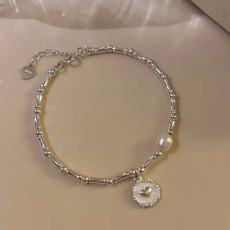 925 Silver Leaf Cuff Bracelet for Women – Adjustable Luxury Bangle