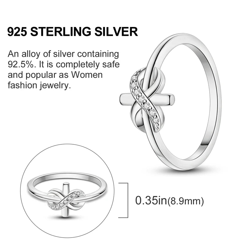 925 Silver Luxury Zircon Ring