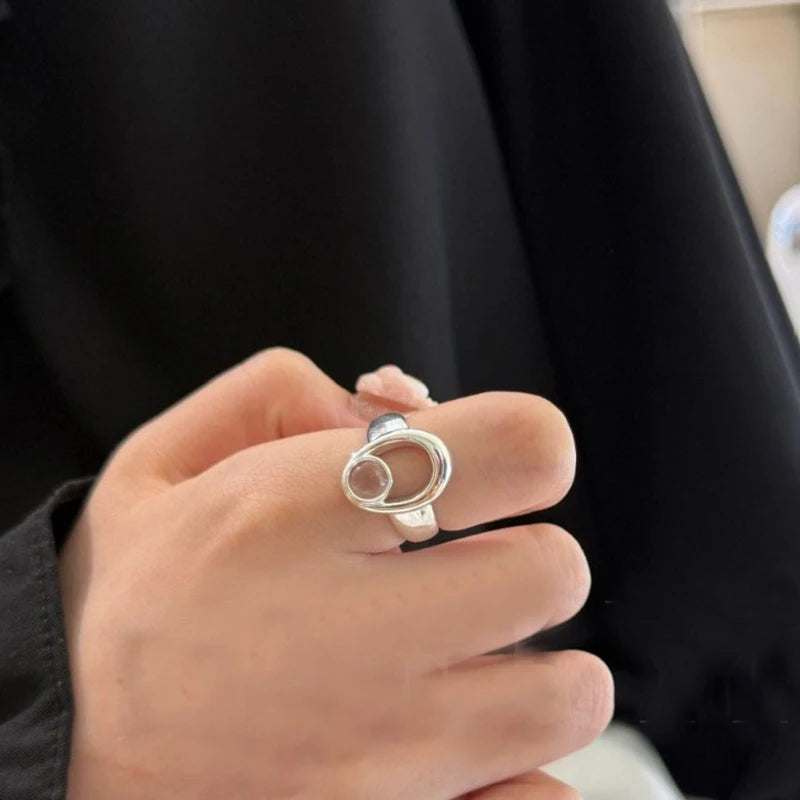 P925 Silver Dragon Punk Ring