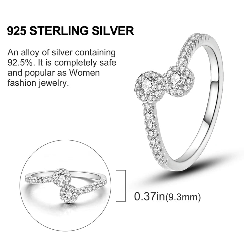 925 Silver Luxury Zircon Ring