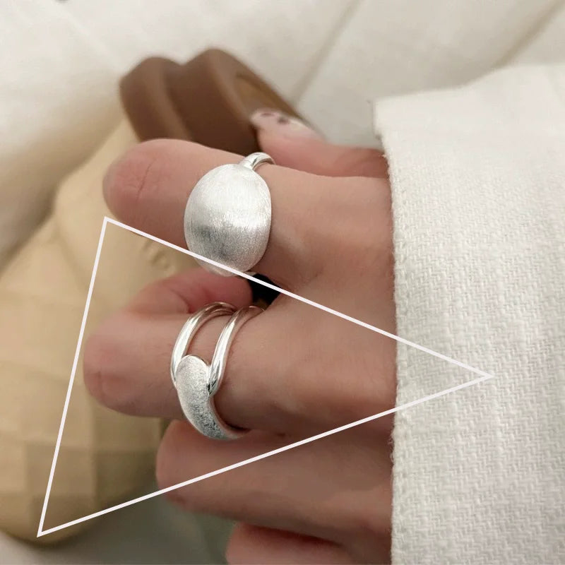 925 Silver Topaz Ring for Women – Vintage Hollow Lace Design