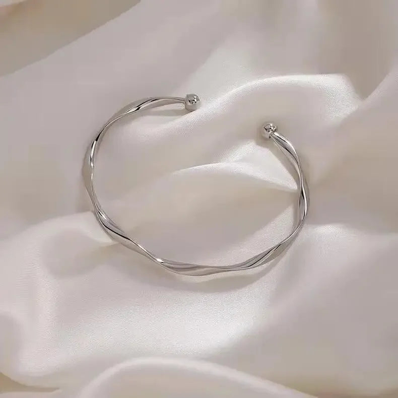 Vintage 925 Silver Zircon Bracelet