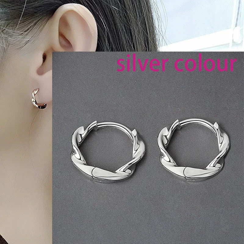 925 Silver Star Earring – Trendy Hip-Hop Style