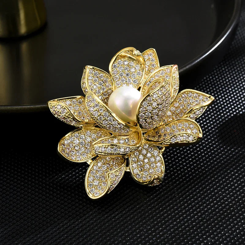 Colorful Flower Brooch – Elegant Fashion Pin