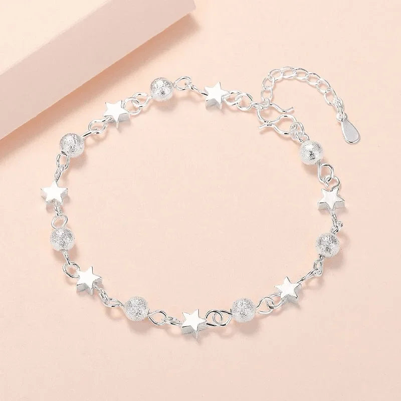 Vintage 925 Silver Zircon Bracelet
