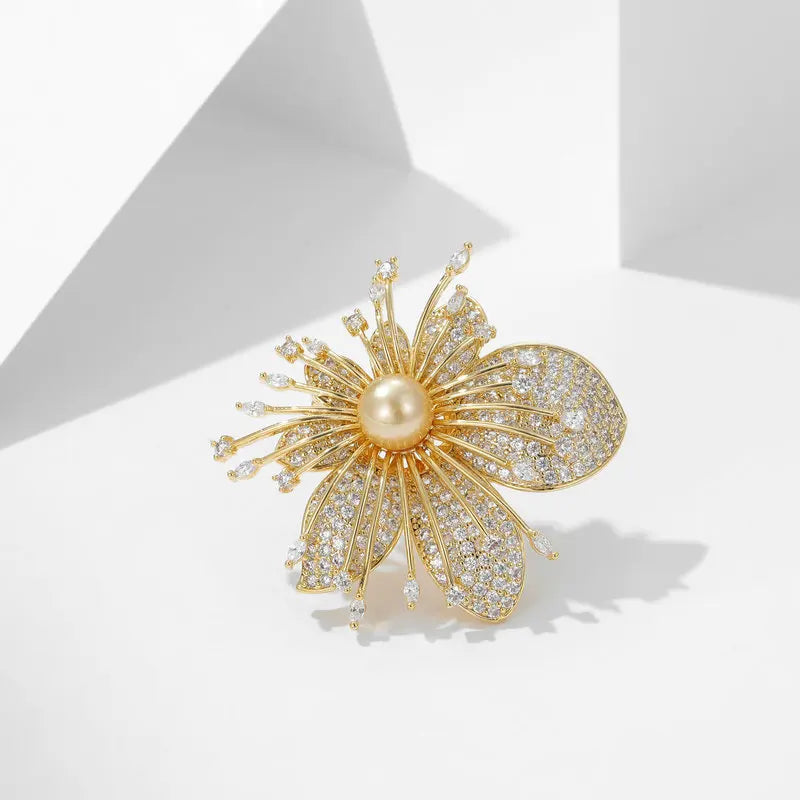 Colorful Flower Brooch – Elegant Fashion Pin