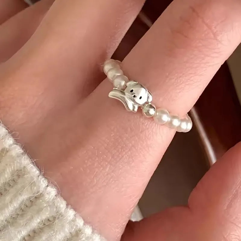 Silver Arched Wide Geometric Punk Ring